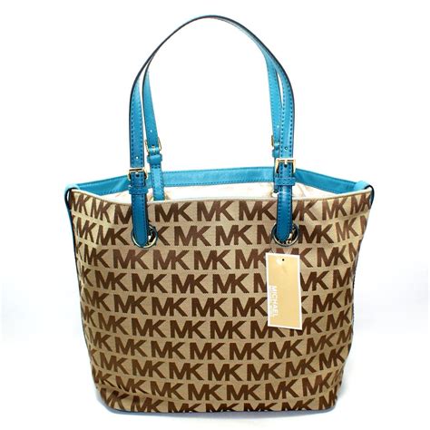 michael kors grab bag 38s1xttt4j|Michael Kors MK Grab Signature Bag Women Tote Beige Black .